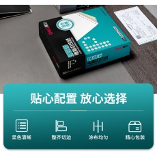 得力(deli)珊瑚海打印纸 五联二等分针式打印纸  可撕边电脑打印纸 彩色(白红蓝绿黄)1000页/箱241-5-1/2CS